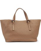 Bottega Veneta Intrecciato Leather Large Tote - Lyst