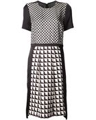 By Malene Birger Geometric Print Dress - Lyst