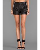 Doma Quilted Short in Black - Lyst