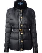 Emilio Pucci Beaver Collar Padded Jacket - Lyst