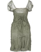 Ermanno Scervino Short Dress - Lyst