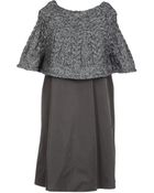 Hache Short Dress - Lyst