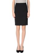 Jil Sander Navy Knee Length Skirt - Lyst