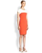 Narciso Rodriguez Pebble Crepe Dress - Lyst