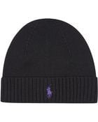 Polo Ralph Lauren Merino Wool Beanie Hat - Lyst