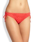 Ralph Lauren Blue Label Tunnel Crochet Bikini Bottom - Lyst