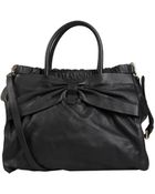 RED Valentino Large Leather Bag - Lyst