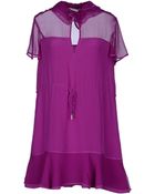 Richard Nicoll Short Dress - Lyst