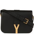 Saint Laurent Chyc Leather Crossbody Bag - Lyst
