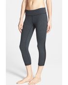 Zella Streamline Cross Dye Capri Leggings - Lyst