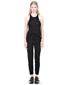Alexander Wang Linen Silk Jersey Tank - Lyst
