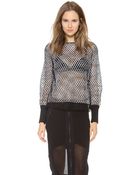 Dion Lee Moire Sweater - Lyst