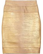 Hervé Léger High-waisted Bandage Mini Skirt - Lyst