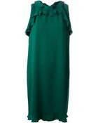 Lanvin Ruffle Dress - Lyst