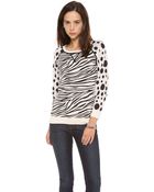 Marc By Marc Jacobs Shebra Intarsia Sweatshirt - Lyst