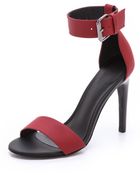 Tibi Carine Single Band Sandals - Lyst