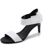 Tibi Baxter Mid Heel Sandals - Lyst