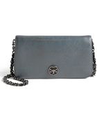 Tory Burch Adalyn Leather Clutch - Lyst