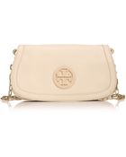 Tory Burch Amanda Logo Clutch - Lyst
