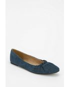 Urban Outfitters Kimchi Blue Ruched Flat - Lyst
