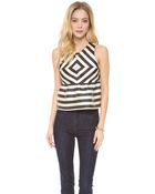 Dolce Vita Lysia Peplum Top - Lyst
