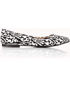 Forever 21 Pointed Damask Flats - Lyst