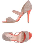 Lauren by Ralph Lauren High-Heeled Sandals - Lyst