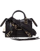 Balenciaga Mini City Grained Leather Handbag - Lyst