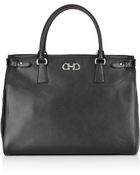 Ferragamo Large Tote - Lyst
