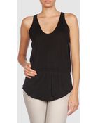 Halston Sleeveless Tshirt - Lyst