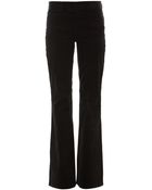 L'Agence Velvet Wide Leg Trousers - Lyst
