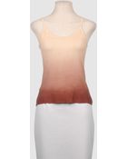 Pianurastudio Sleeveless T-Shirt - Lyst