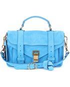 Proenza Schouler Ps1 Tiny Suede Tote - Lyst