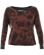 Raquel Allegra Stripe Cashmere Sweater - Lyst