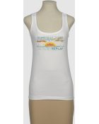 Replay Sleeveless T-Shirt - Lyst