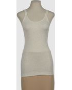 Vince Sleeveless Tshirt - Lyst