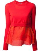 Acne Studios Light Silk Sweater - Lyst