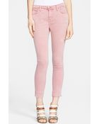 Current/Elliott 'The Side Slit Stiletto' Jeans - Lyst