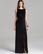 Laundry By Shelli Segal Sparkle Sleeveless Gown - Lyst