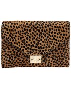 Loeffler Randall Lock Clutch - Lyst