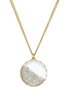 Renee Lewis White Diamond Shake Pendant Necklace - Lyst