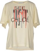 See By Chloé Short Sleeve T-Shirt - Lyst