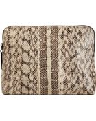 3.1 Phillip Lim Snake Skin 31 Minute Cosmetic Bag - Lyst