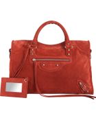 Balenciaga Baby Daim Classic City - Lyst