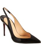Christian Louboutin Fleuve Slingback Pumps - Lyst
