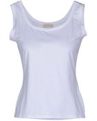 Cruciani Sleeveless T-Shirt - Lyst
