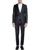 Fendi Steel Melange Two Piece Suit - Lyst