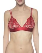 La Perla Triangle Bra - Lyst