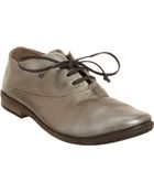Marsell Metallic Lace Ups - Lyst