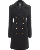 McQ by Alexander McQueen Marine Dart Coat - Lyst